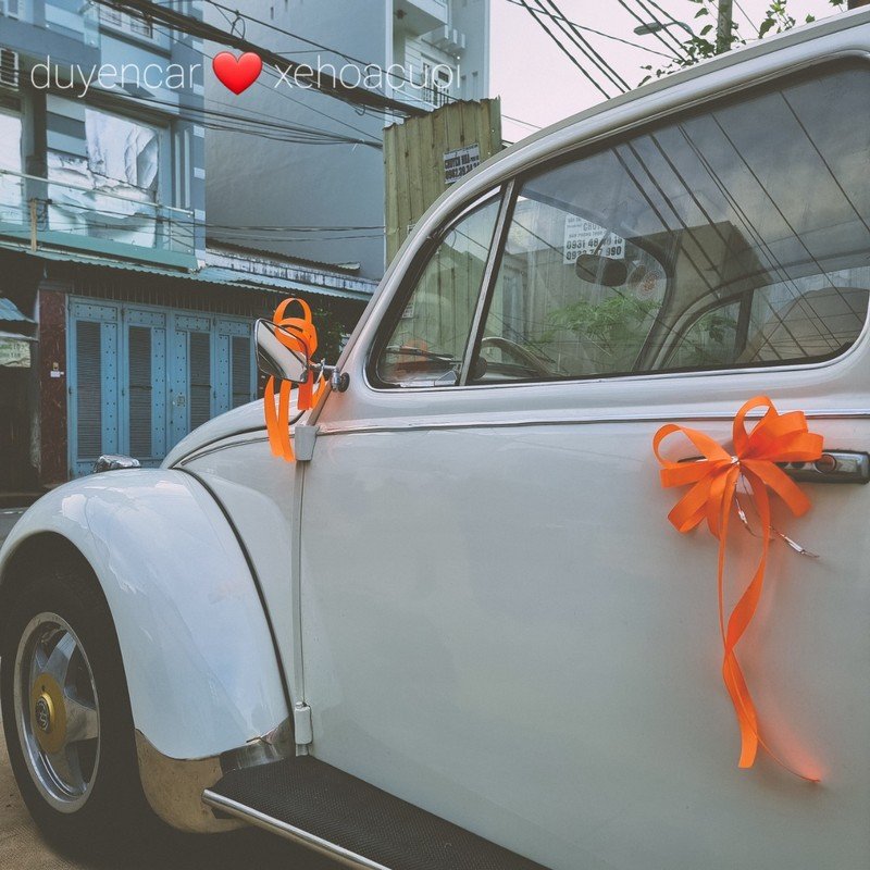 Xe cưới con bọ cổ điển Màu Trắng volkswagen 2