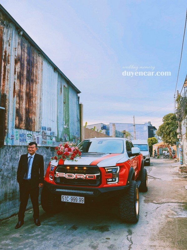 Xe rước dâu bán tải biển ngũ quý 99999 6