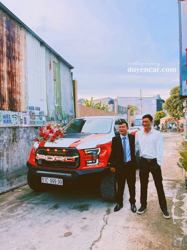 Xe rước dâu bán tải biển ngũ quý 99999 3